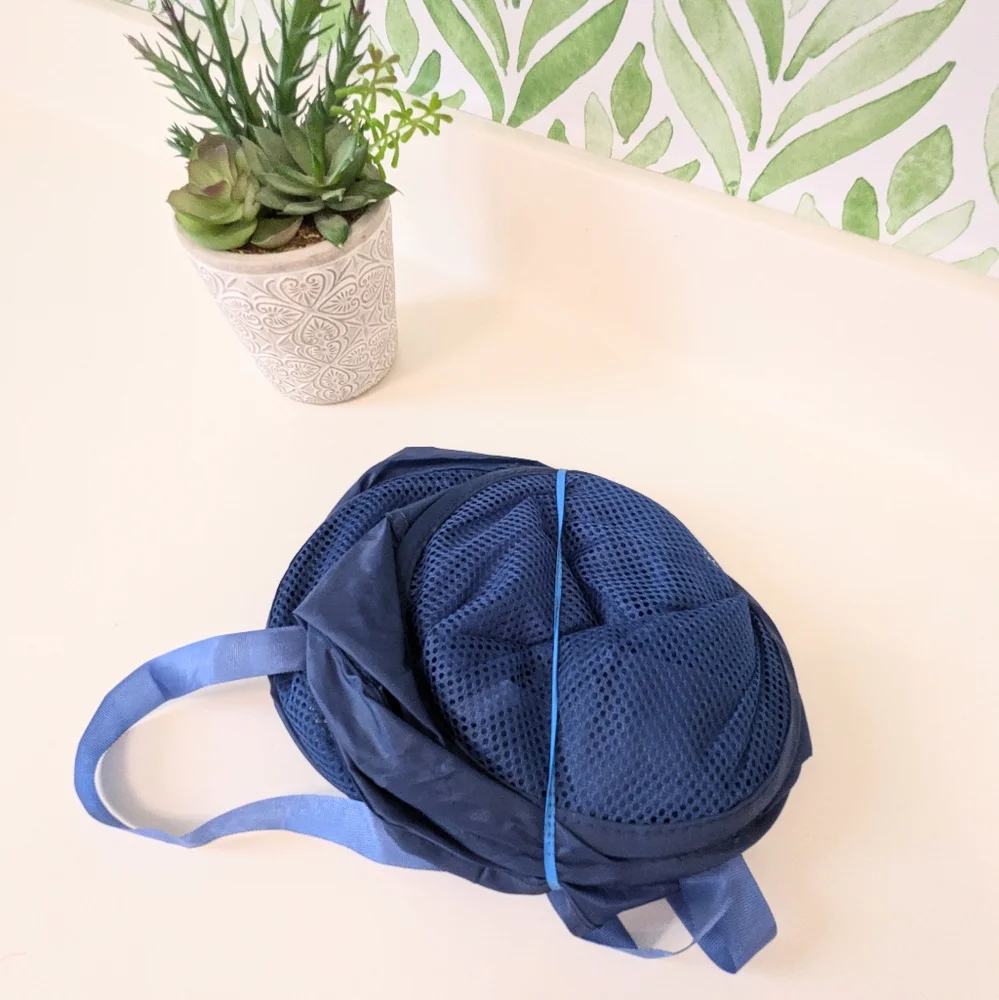 New Pop Up Hamper Navy Blue Travel
